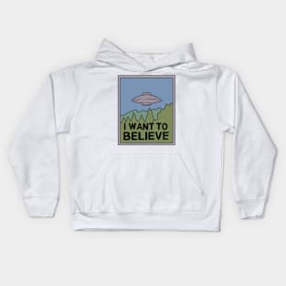 I Want to Believe Kids Hoodie